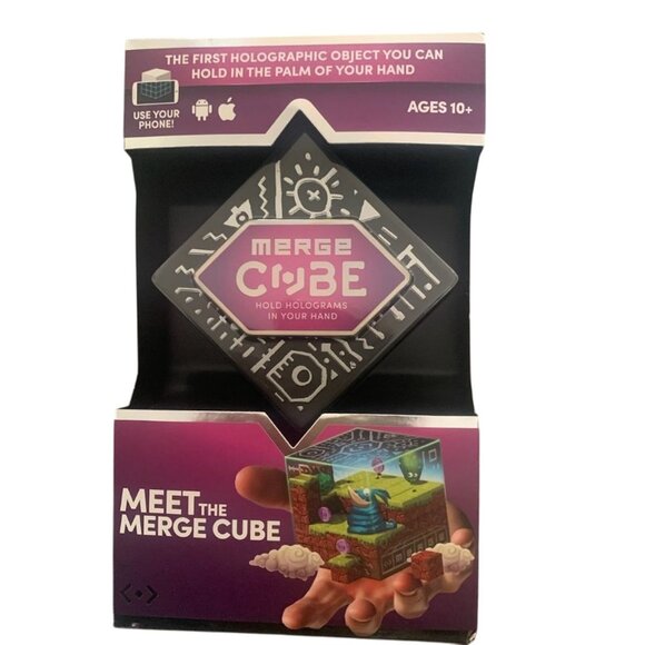 NWT MERGE CUBE, HOLOGRAMS IN PALM OF YOUR HAND - Picture 1 of 5